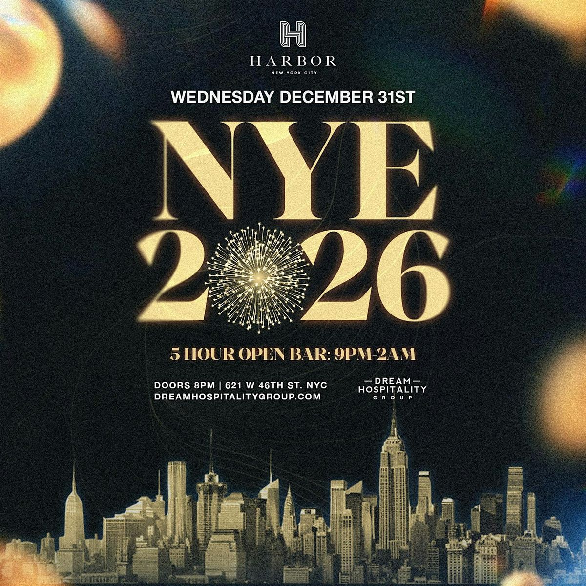 NEW YEAR'S EVE @ HARBOR NYC