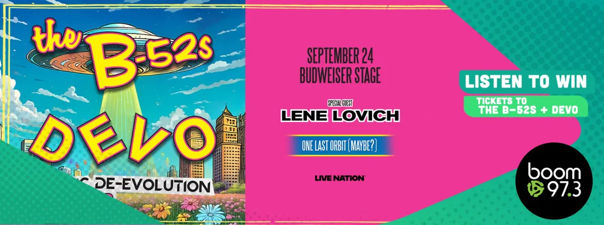 B-52s with Devo at Cynthia Woods Mitchell Pavilion