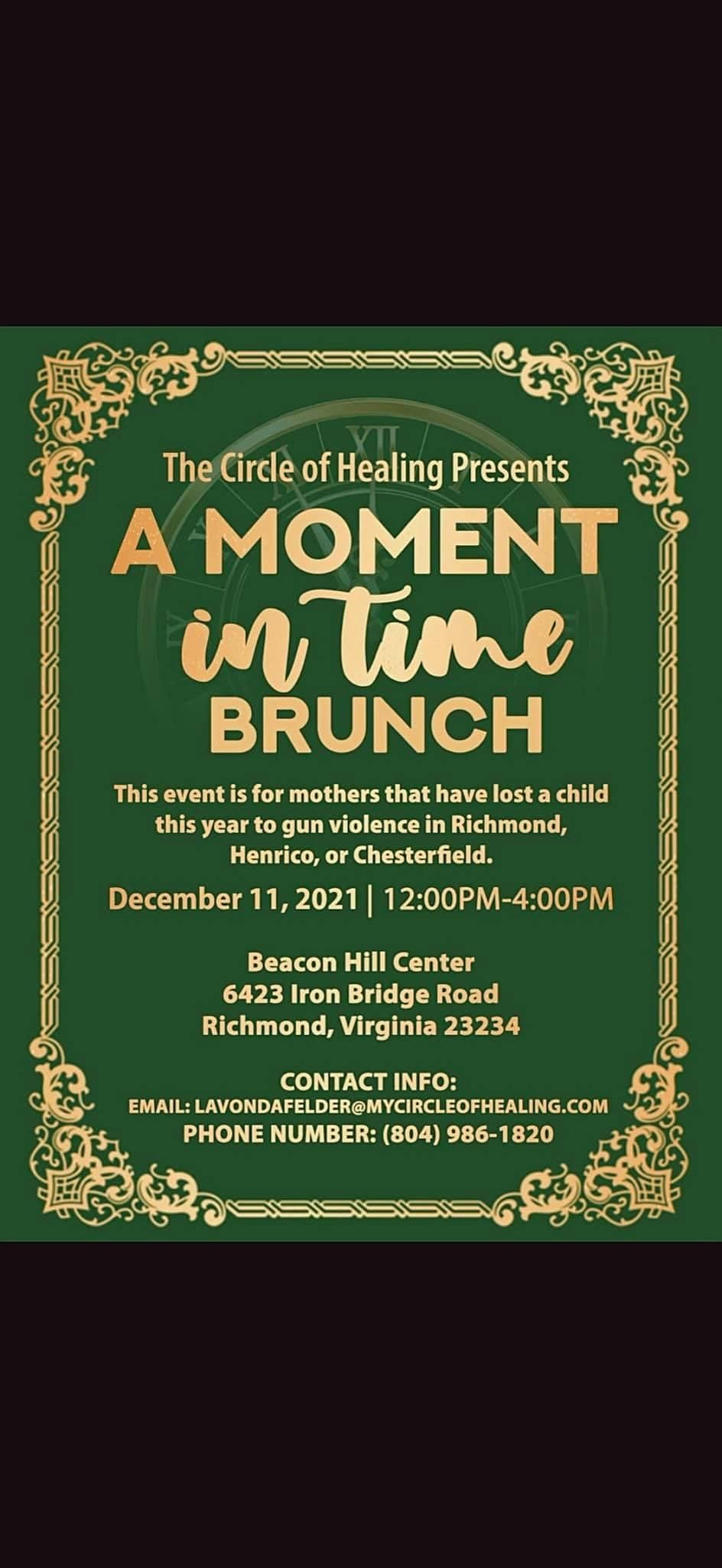 "A Moment In Time" Mothers who have lost a child to gun violence