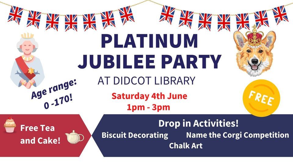 Platinum Jubilee Party at Didcot Library | Didcot Library | June 4, 2022
