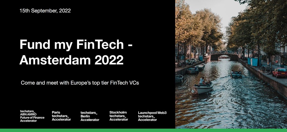 Fund my FinTech | ABN AMRO + Techstars 2022 | EDGE Workspaces - Olympic ...