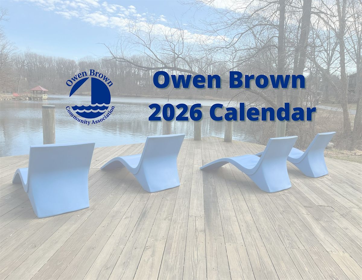 Owen Brown 2026 Calendar