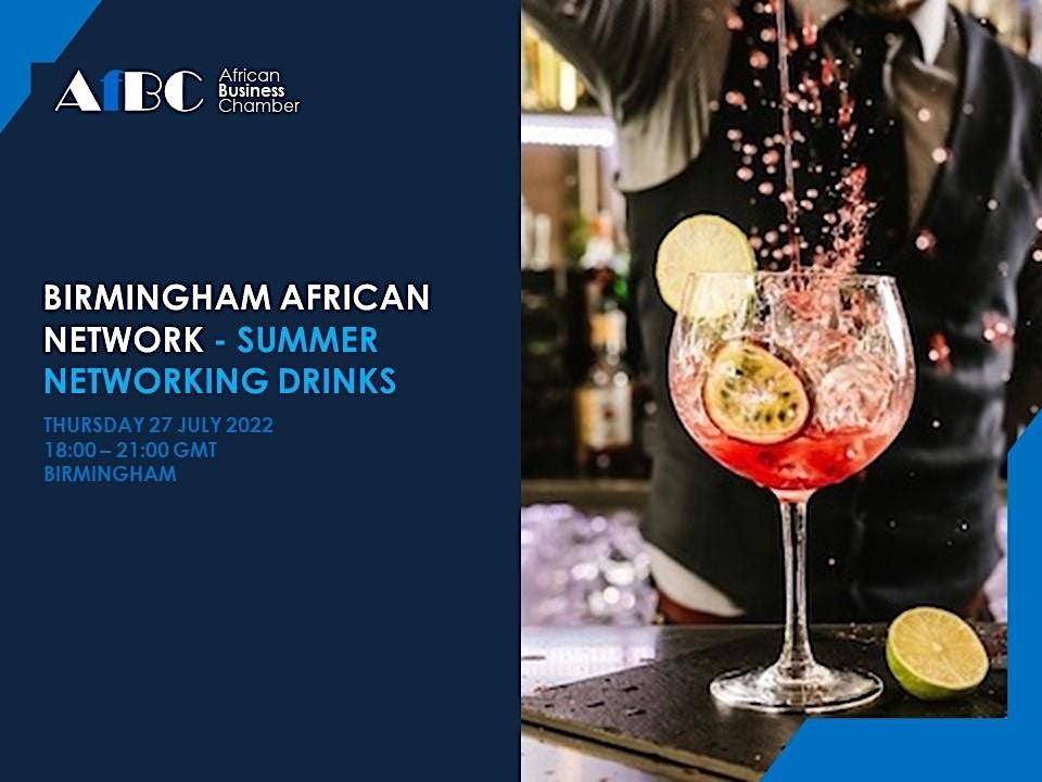 AfBC Birmingham African Network Summer Networking Drinks Birmingham