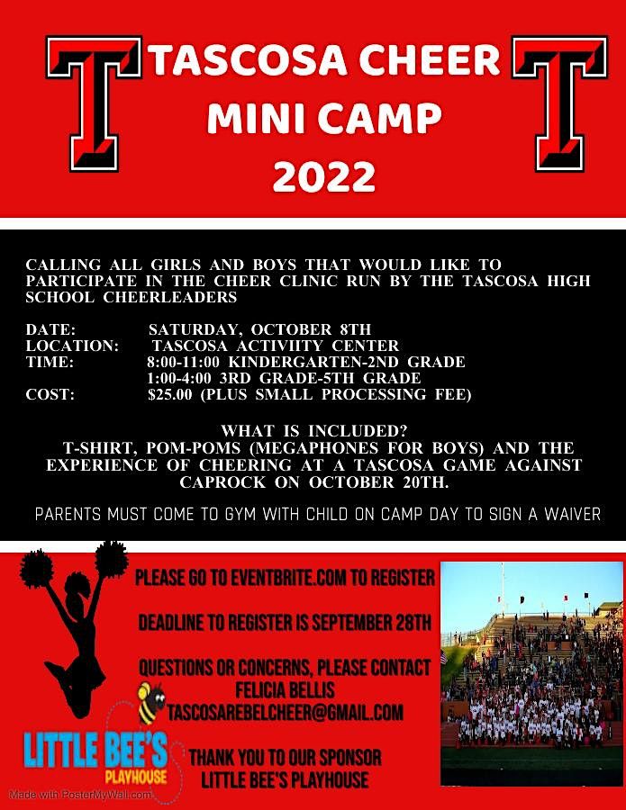 Tascosa High School Cheer Mini Camp Tascosa High School, Amarillo, TX