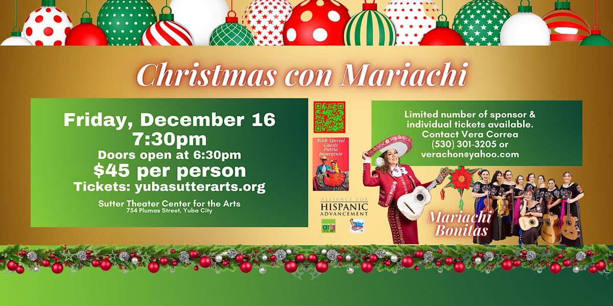 Christmas con Mariachi featuring the Mariachi Bonitas! Sutter Theater Center for the Arts