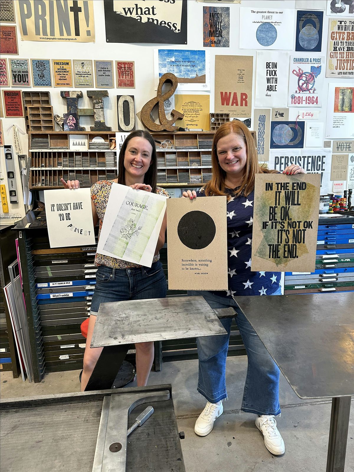 Letterpress Workshop Saturday, July 4