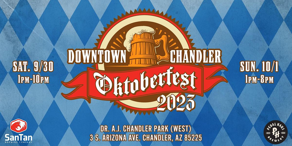 Downtown Chandler Oktoberfest 2023 Dr. A.J. Chandler Park September