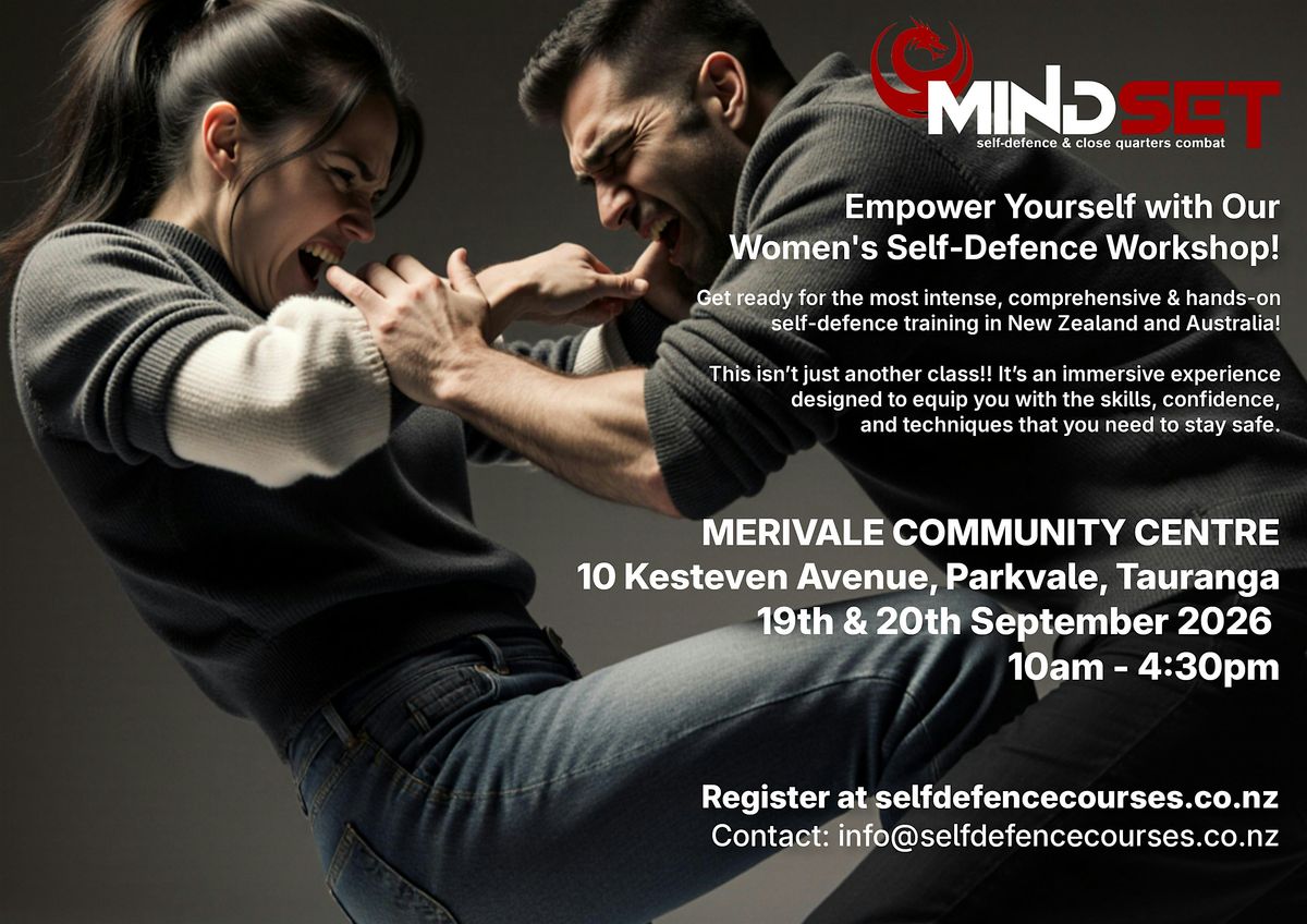 Women's MINDSET Weekend Self-Defence Workshop - Tauranga