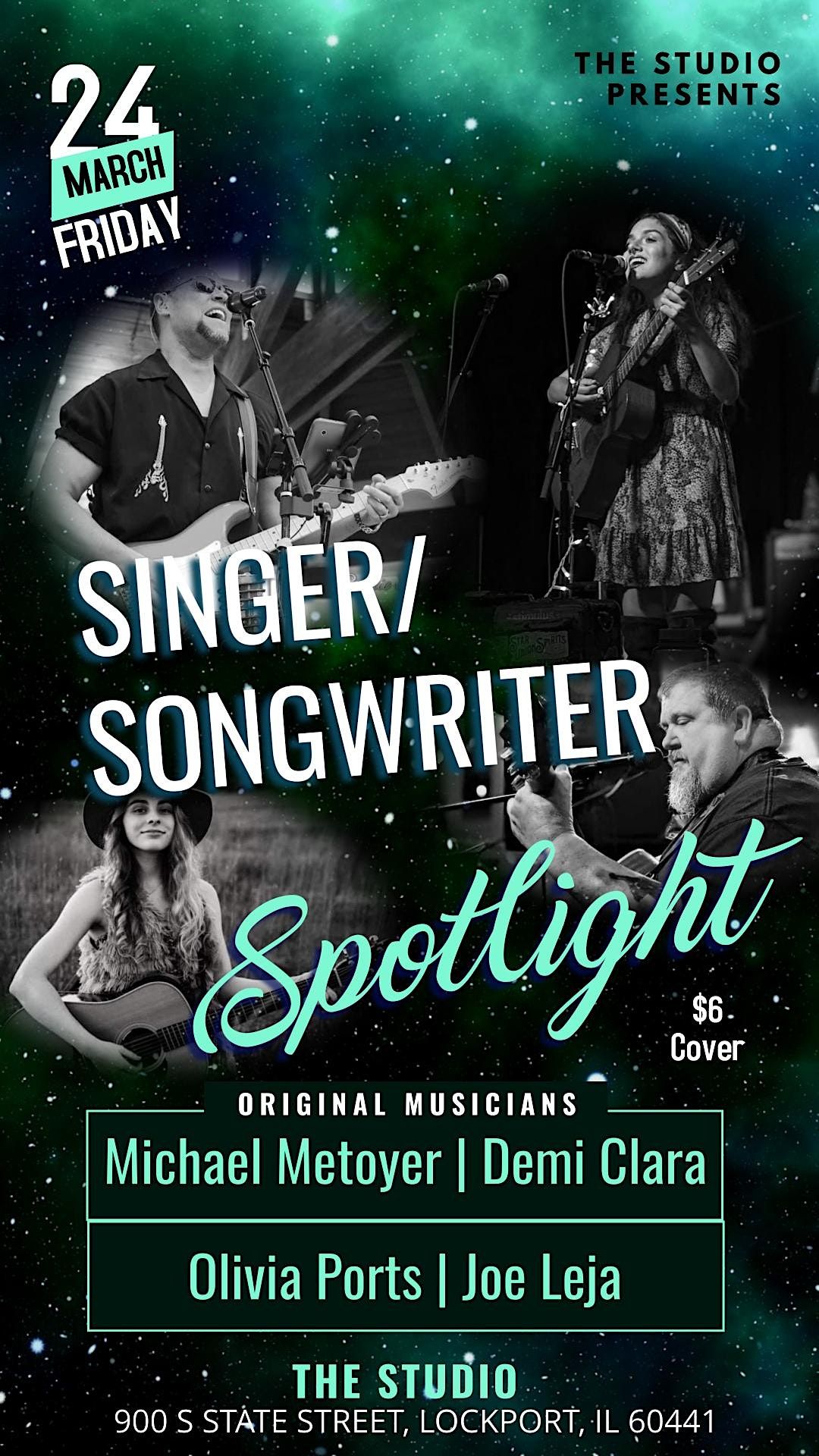 The Studio Presents: March Singer\/Songwriter Spotlight