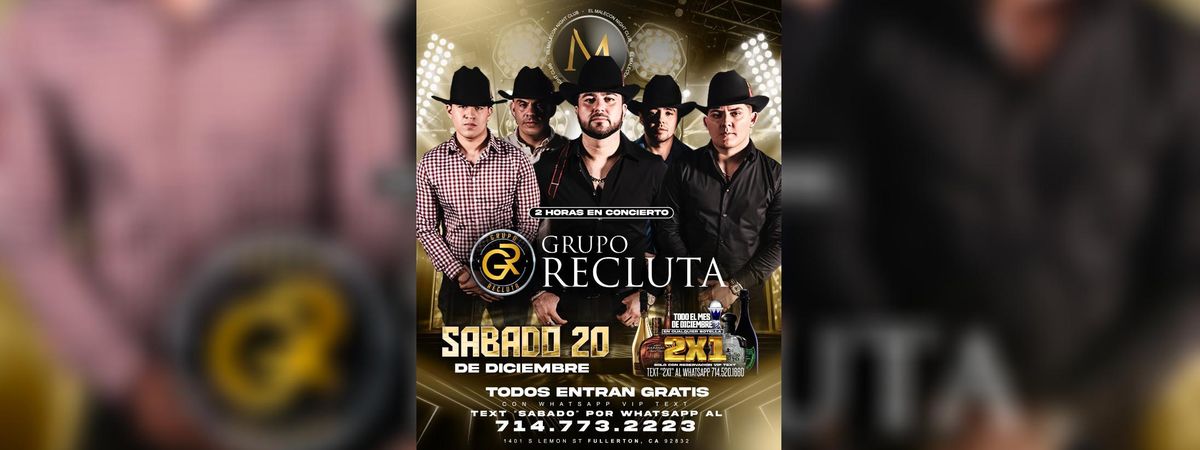 GRUPO RECLUTA EN FULLERTON
