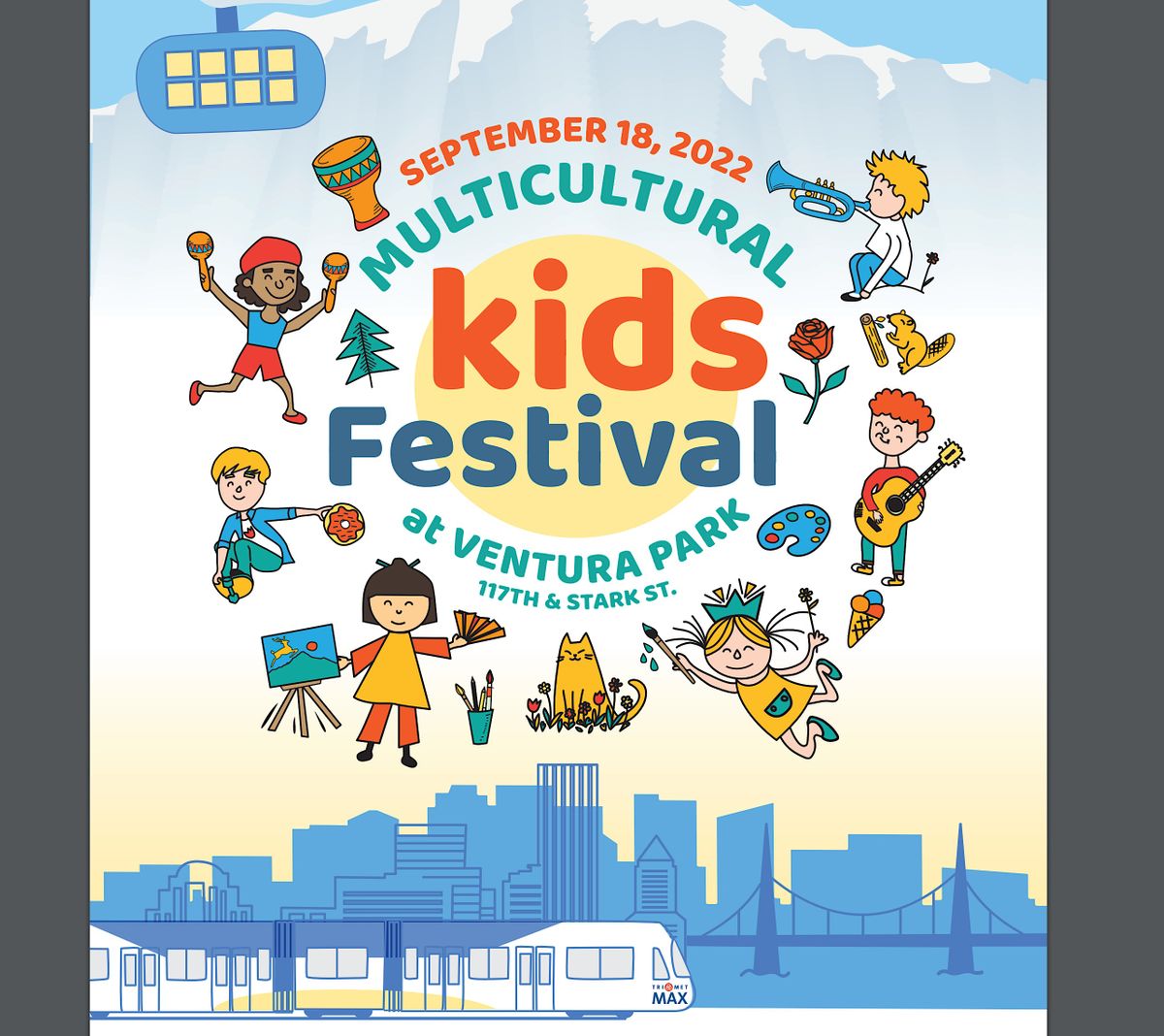 Multicultural Children Event Multicultural Kids Festival at Ventura Park, Portland on 18th September ...
