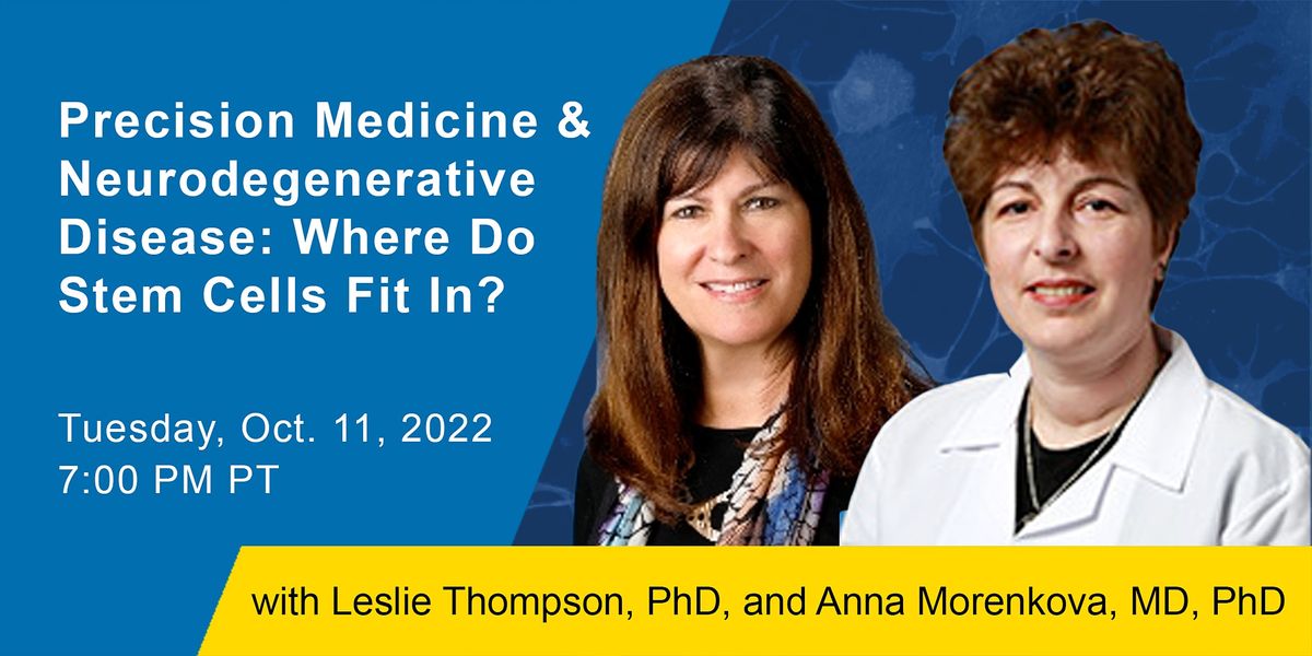 IN-PERSON: Precision Medicine & Neurodegenerative Disease