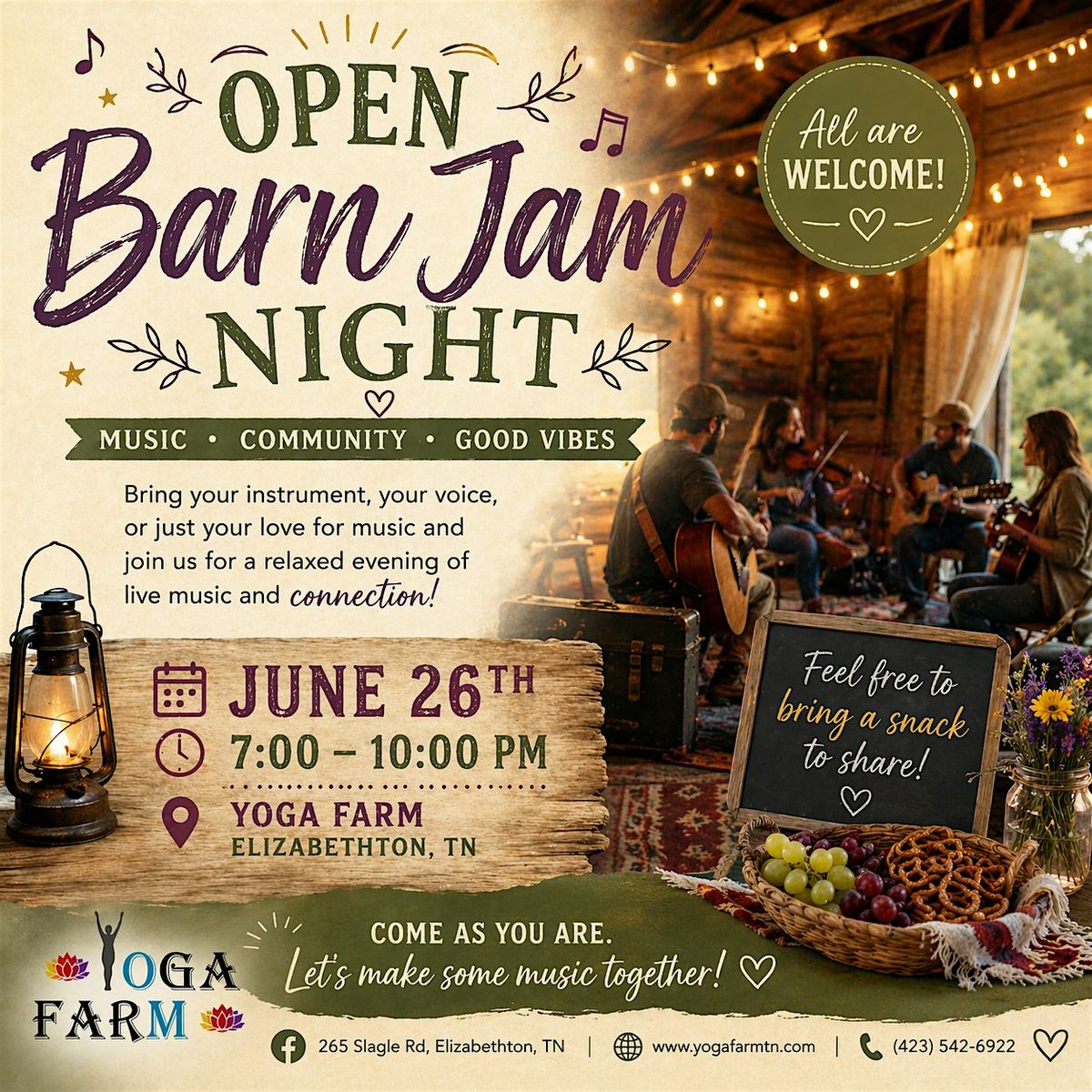 Open Barn Jam
