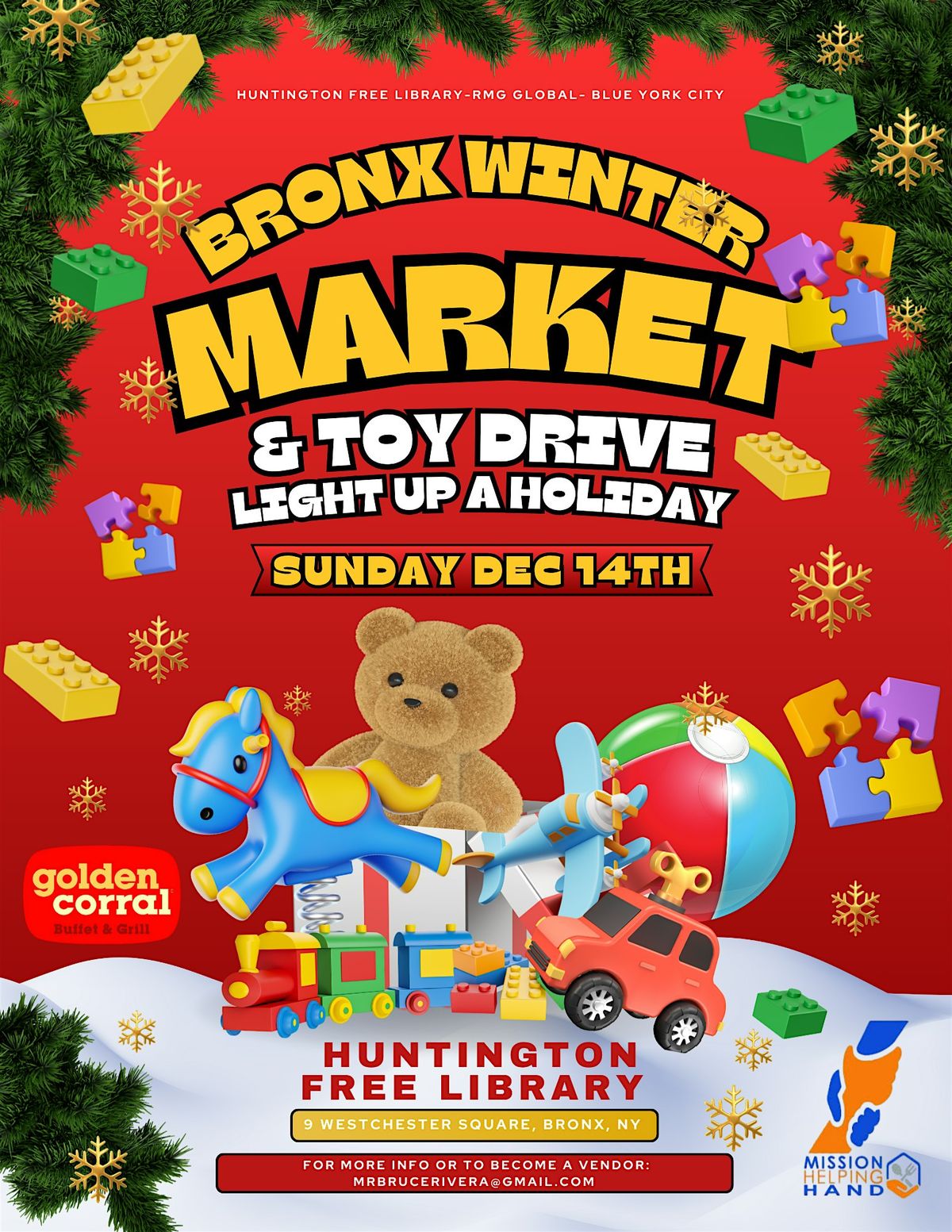 BRONX WINTER MARKET & TOY DRIVE
