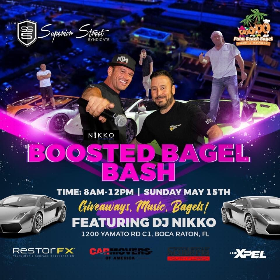 Boosted Bagel Bash Palm Beach Bagel, Boca Raton, FL May 15, 2022
