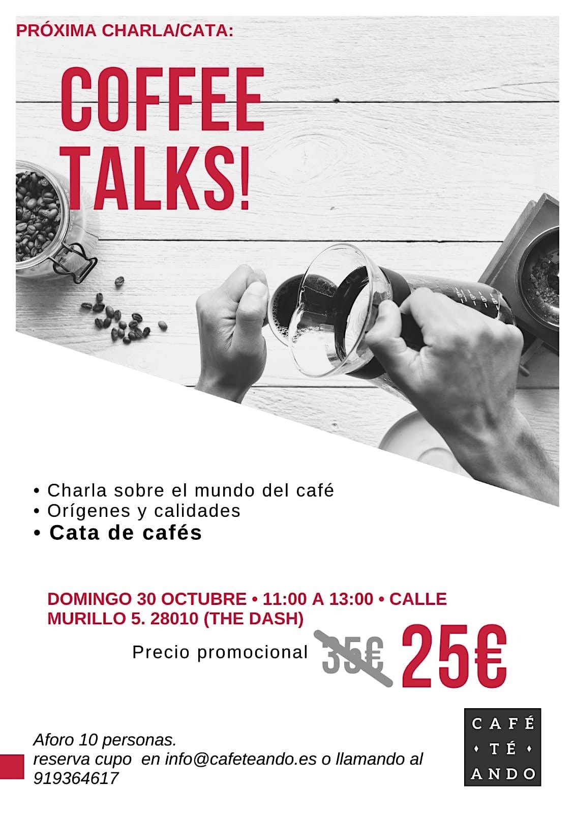 Coffee Talks - Charla y Cata de Caf\u00e9 en Madrid