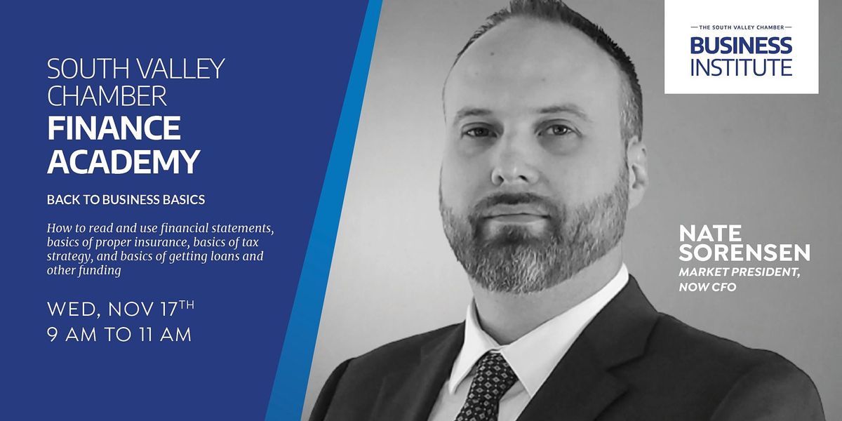 Finance Academy Back to Basics Salt Lake Community College Miller