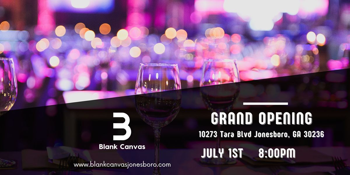 Blank Canvas Event Space Grand Opening 10273 Tara Blvd