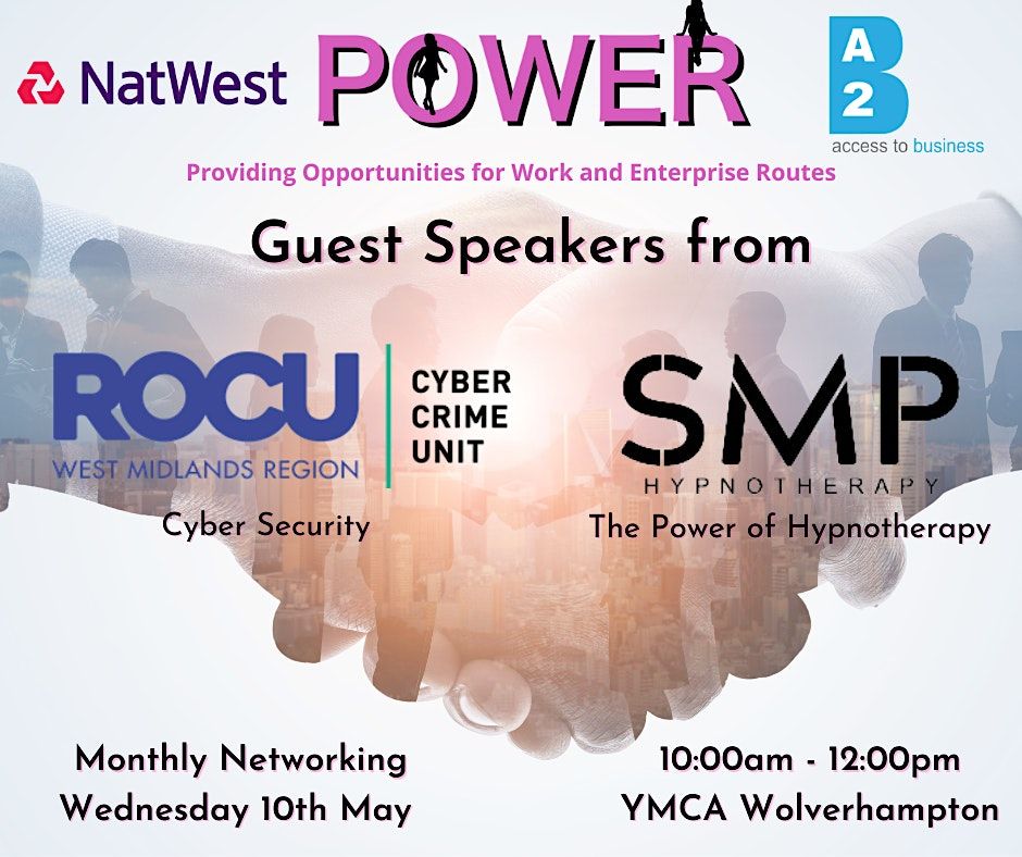 Power Networking Event YMCA, Wolverhampton, EN May 10, 2023