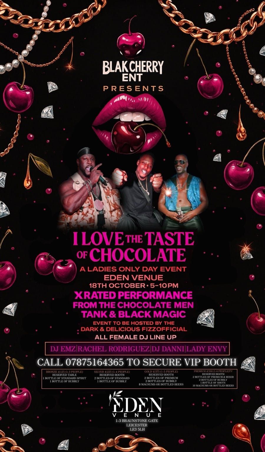 I LOVE THE TASTE OF CHOCOLATE