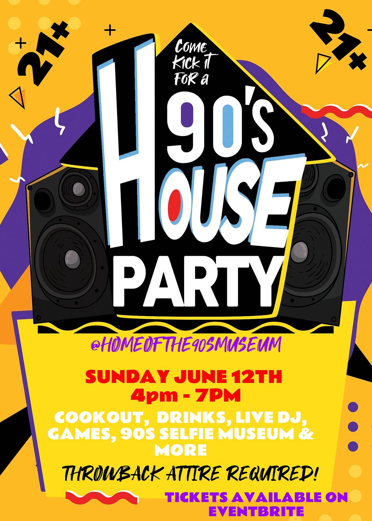 90s House Party at Nellie's Food Lounge