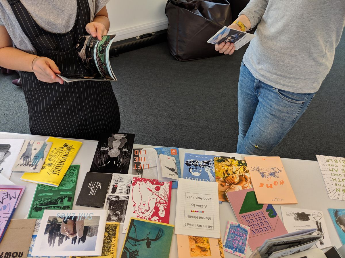 Zine Fever Exploring the History of Zines (EZF2022) Studio Space at Fruitmarket, Edinburgh