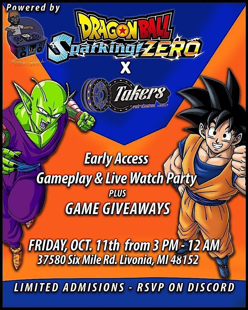 Dragonball Sparking Zero Launch Party!