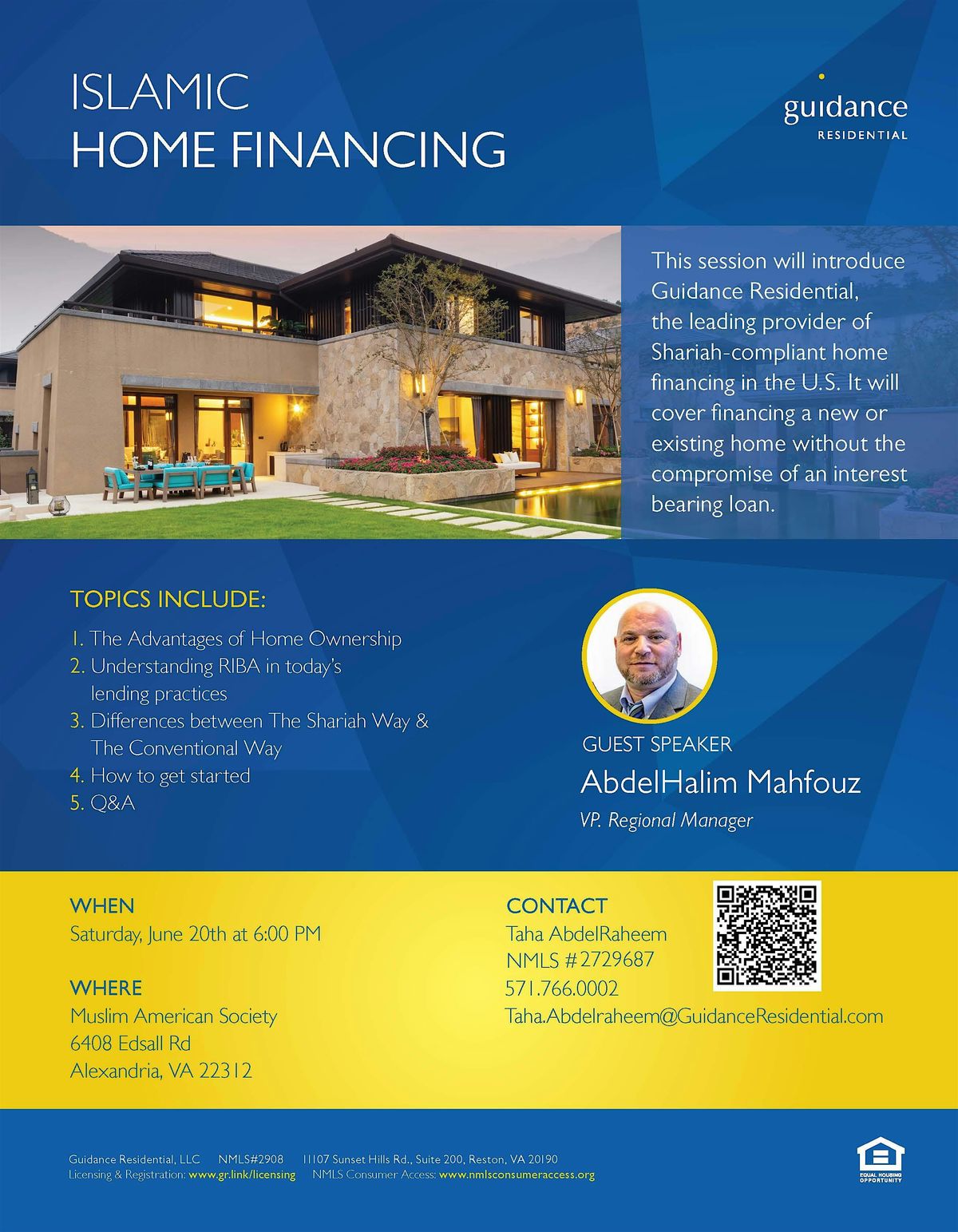 Islamic Home Financing Seminar - Alexandria, VA