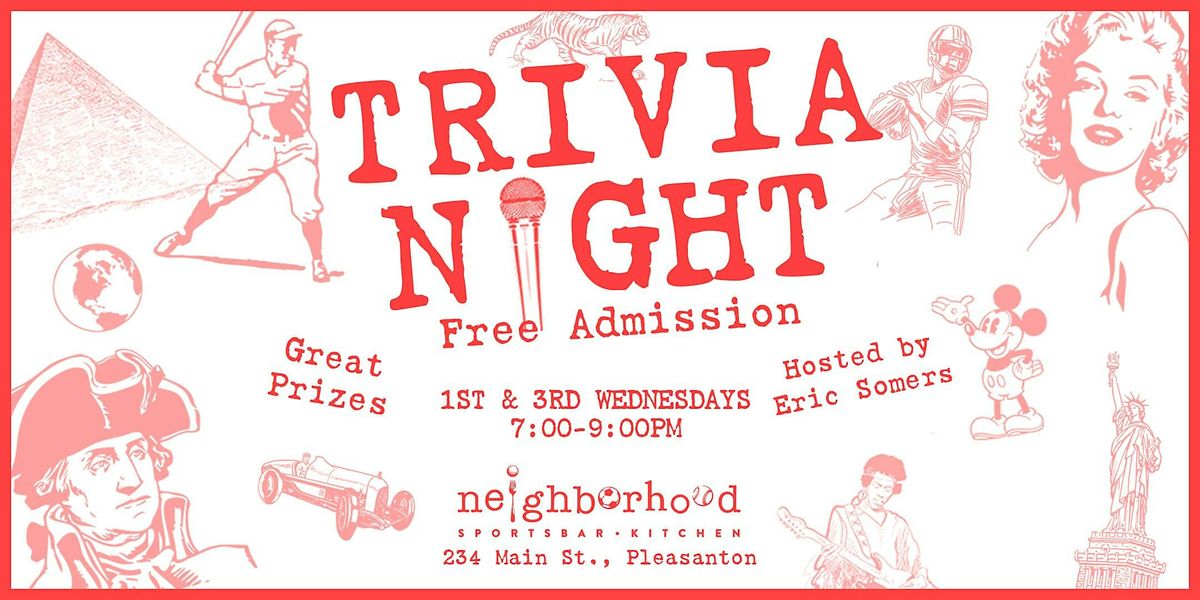 TRIVIA NIGHT at Neighborhood Sports Bar and Kitchen