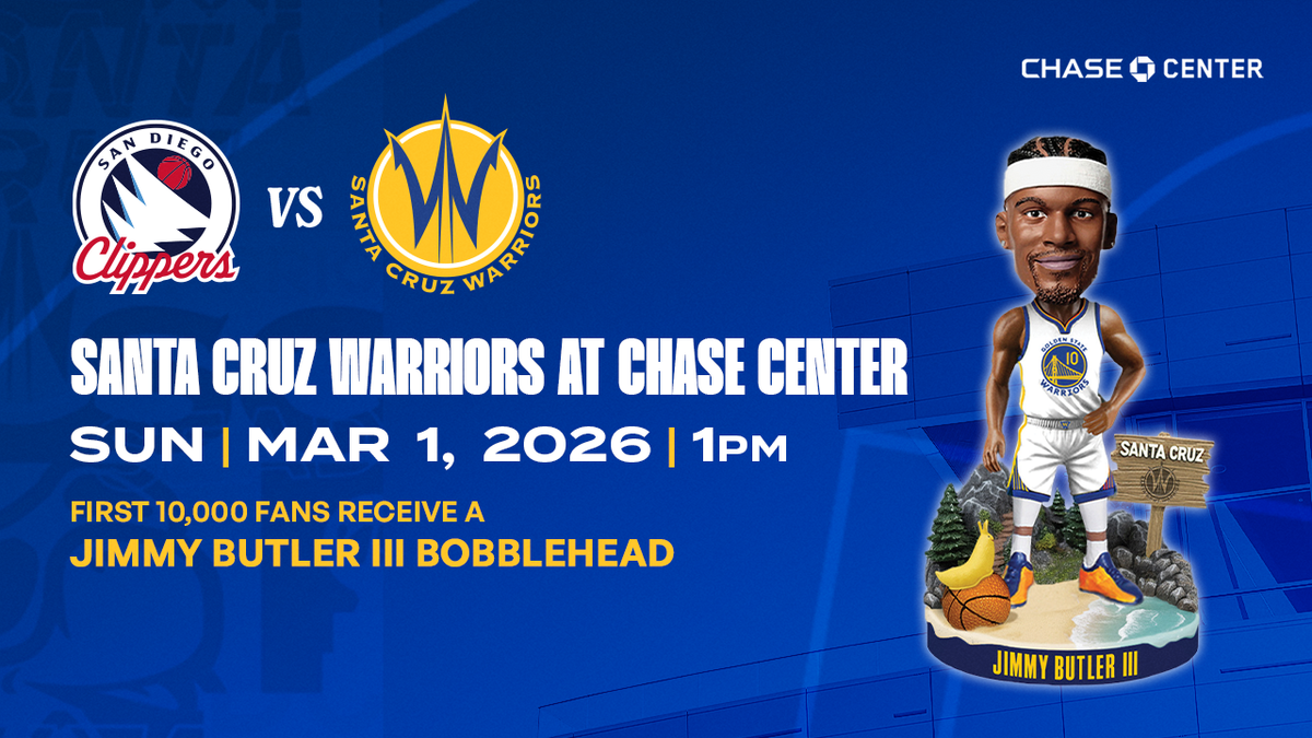 Santa Cruz Warriors vs San Diego Clippers at Chase Center