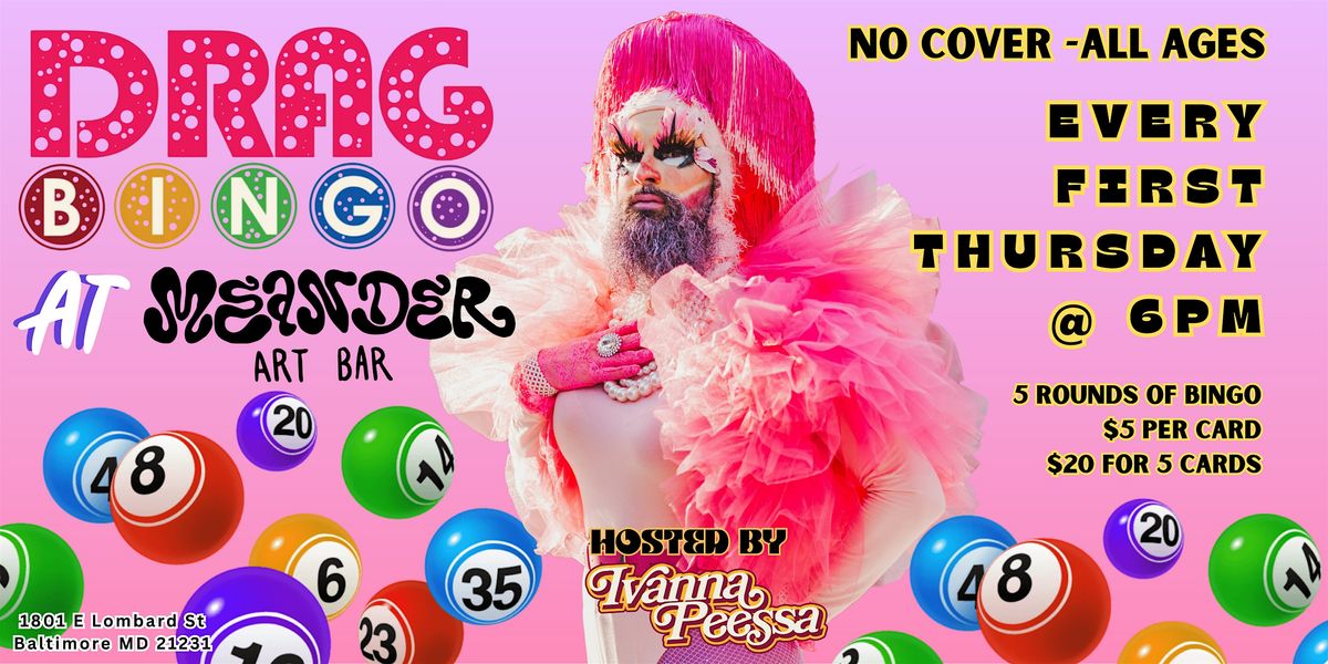 Drag Bingo at Meander Art Bar
