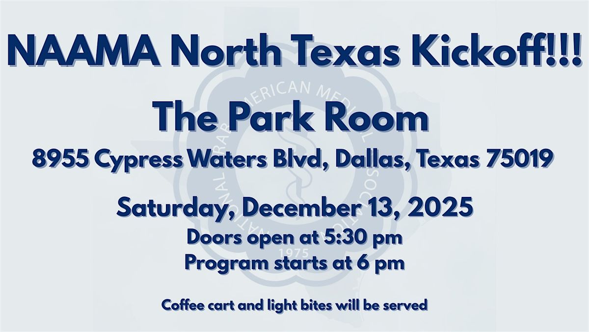 NAAMA North Texas Kickoff