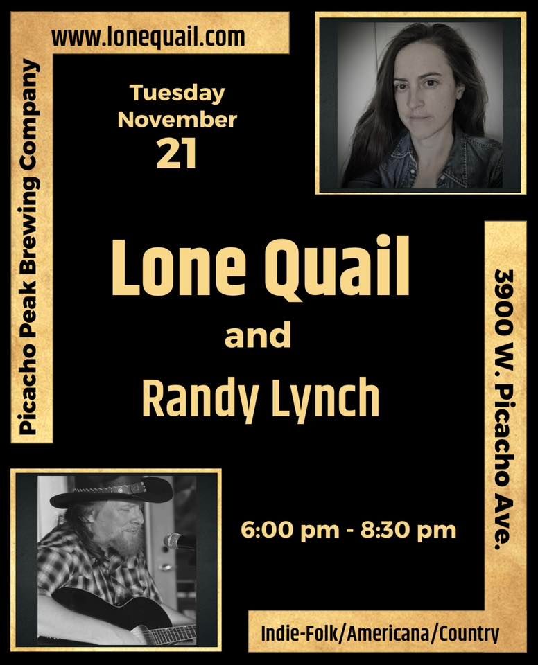 Lone Quail and Randy Lynch live at Picacho Peak | Picacho Peak Brewing ...