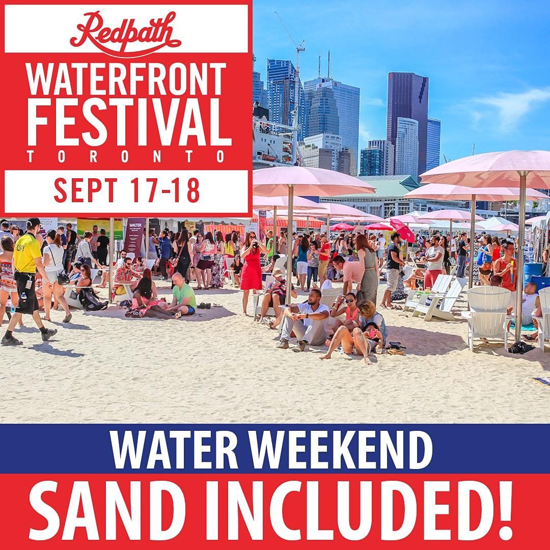 Redpath Waterfront Festival 2022 Waterfront Toronto September 17 to