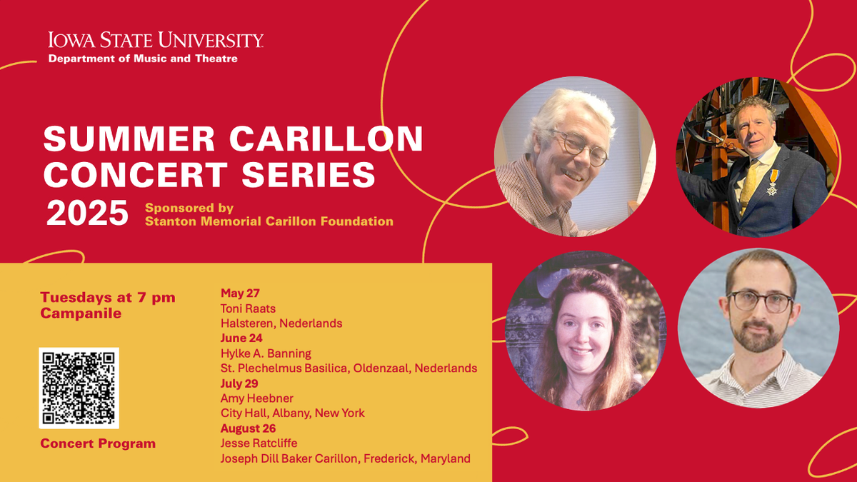 Iowa State University Music Department Program at Stephens Auditorium