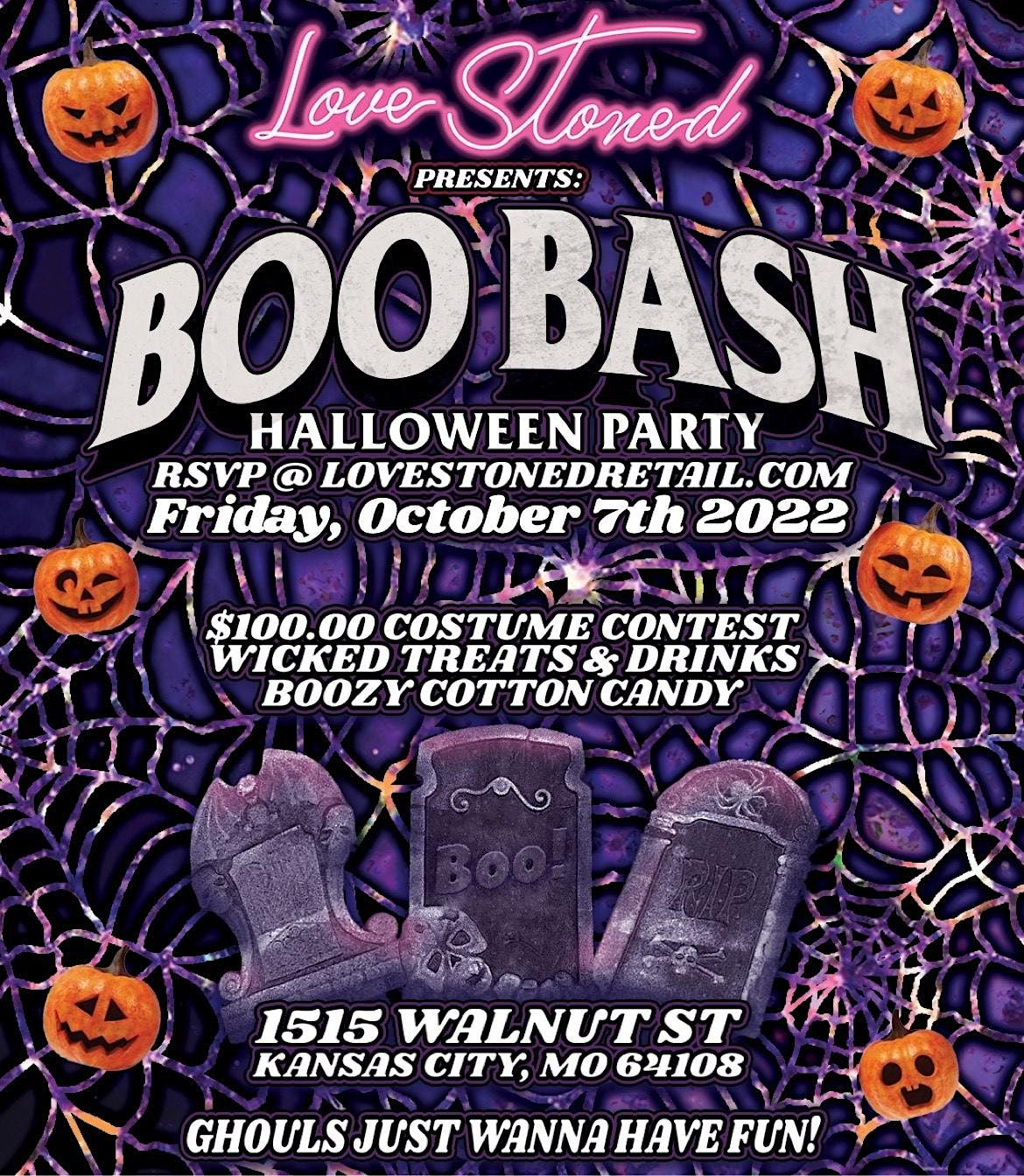 LoveStoned Presents BOO BASH HALLOWEEN PARTY LoveStoned, Kansas City