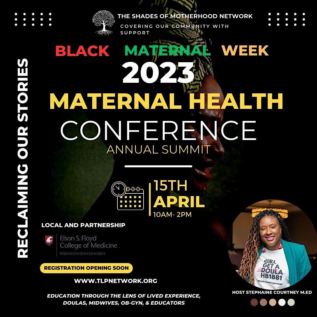 Maternal Health Conference Black Maternal Health Washington State