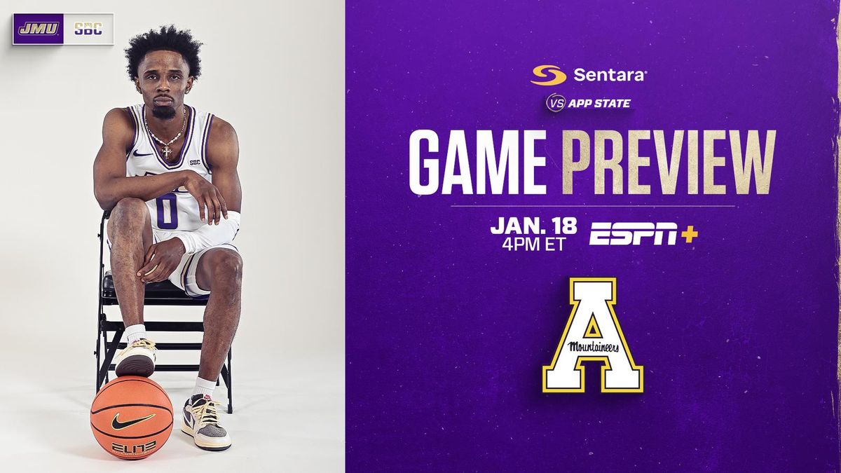 Appalachian State Mountaineers at James Madison Dukes Mens Basketball