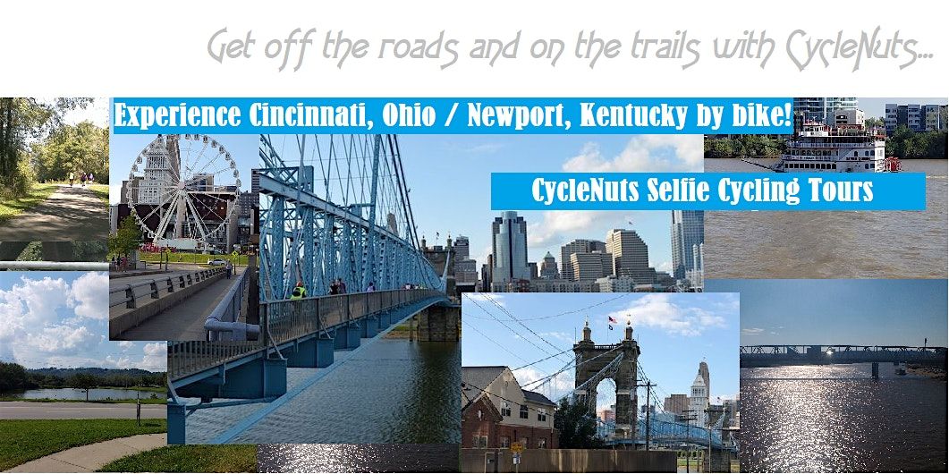 Newport, Kentucky Smart-guided Bikeway Tour Along and Over the Ohio River