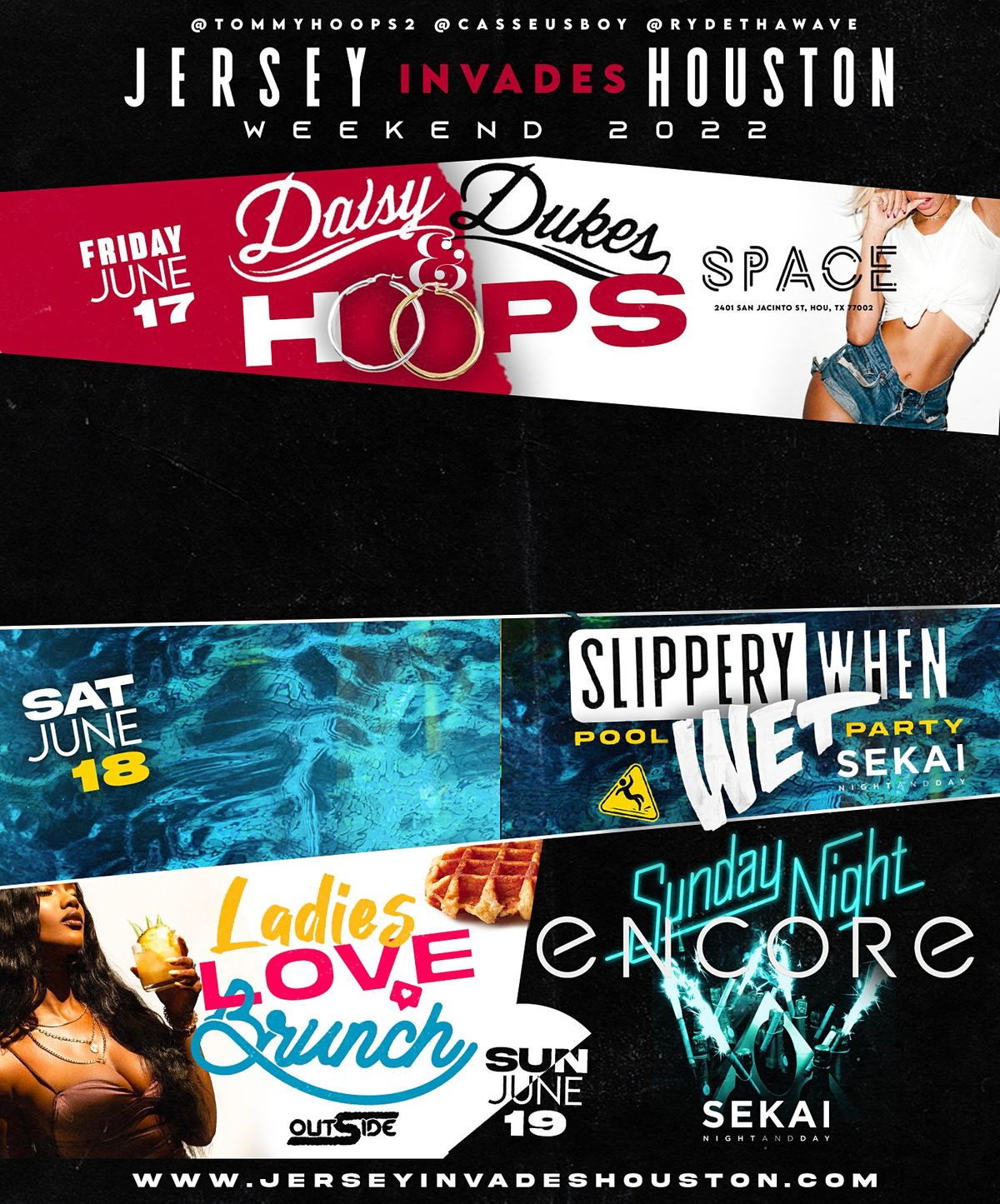 Daisy Dukes & Hoops Jersey Invades Houston Space June