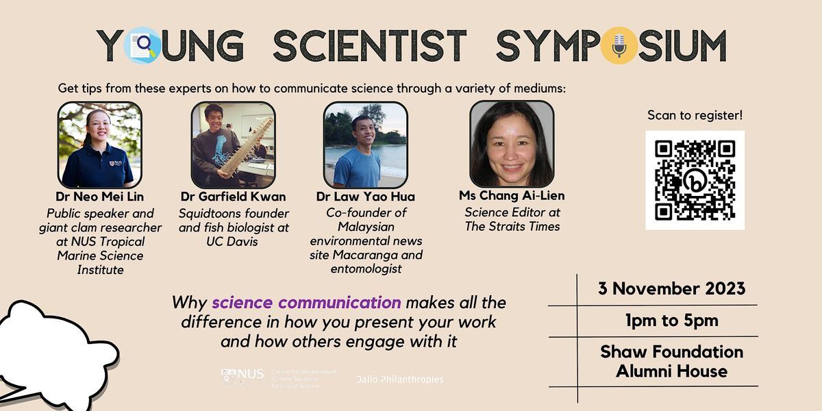 Young Scientist Symposium: Let\u2019s talk about scicomm