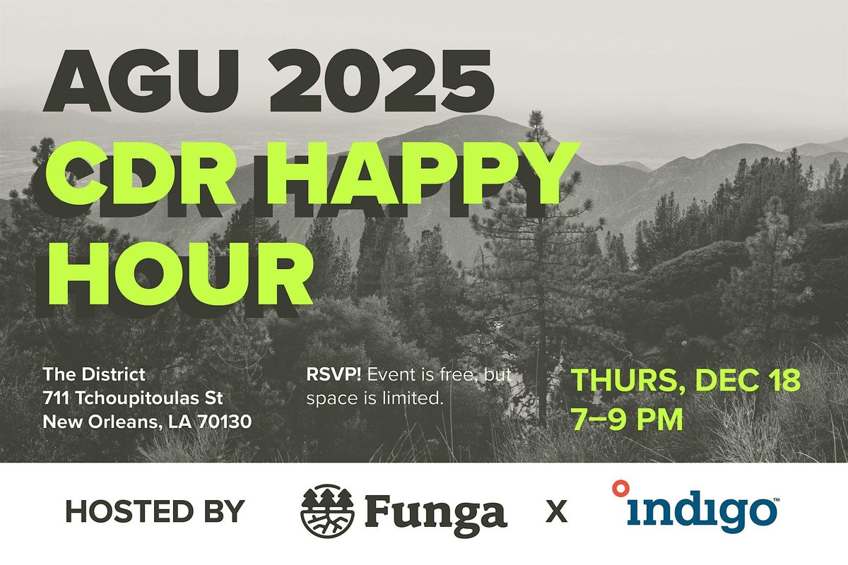 CDR Happy Hour - AGU 2025