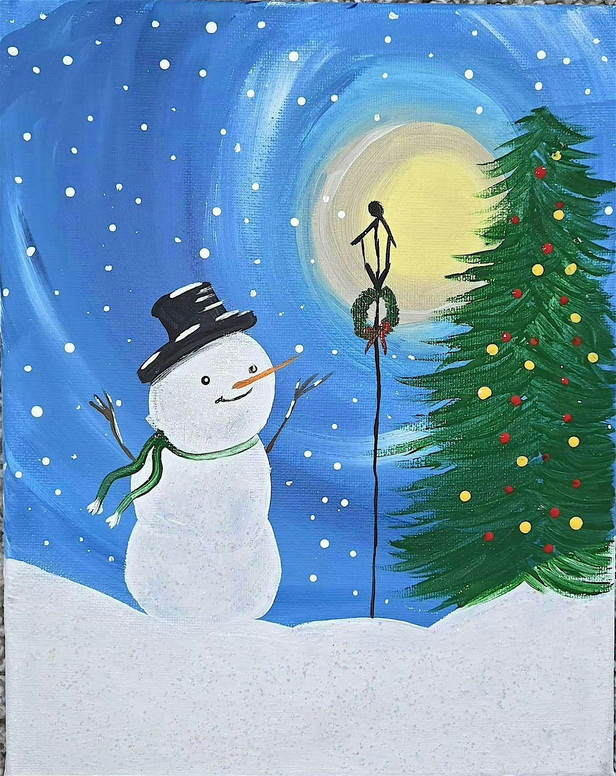 Family Paint Night- Noche de Pintura para Familias!