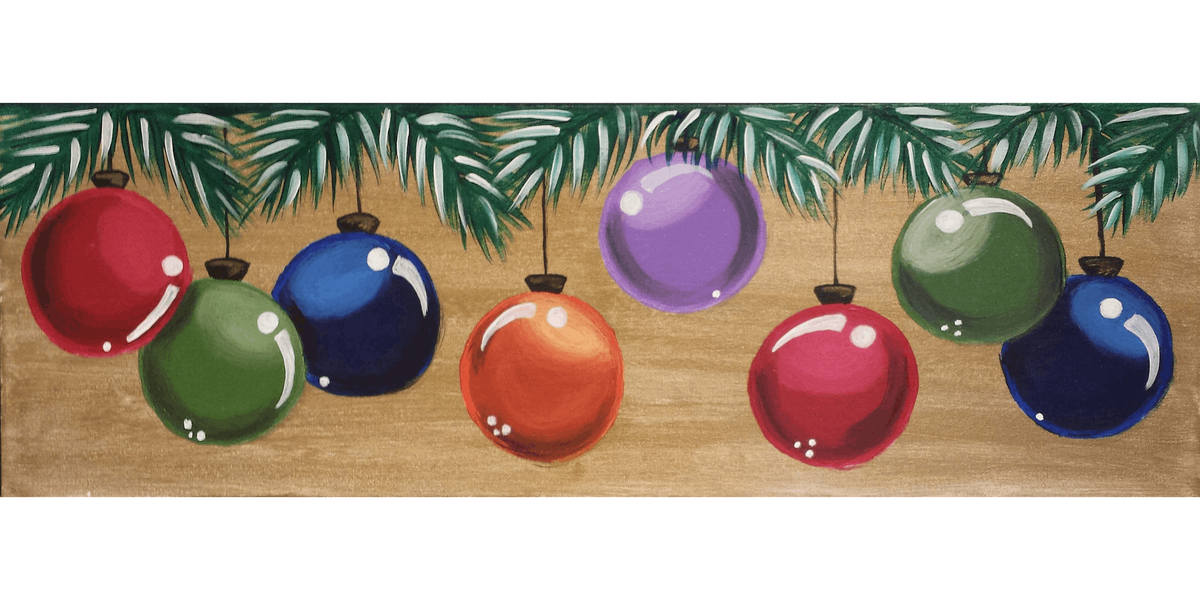 Holiday Ornaments in a Row - Paint and Sip in Phoenix | Classpop!\u2122