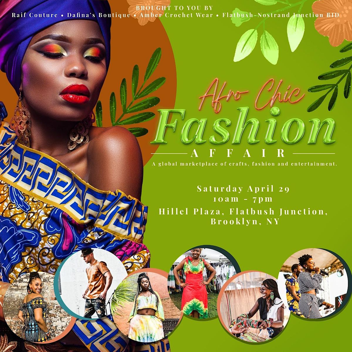 Afro Chic Fashion Affair | Hillel Place, Brooklyn, NY | April 29, 2023