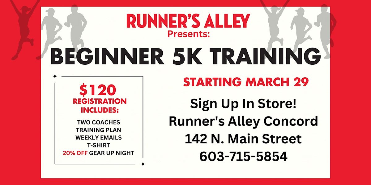 Runner's Alley Concord Beginner 5K Training