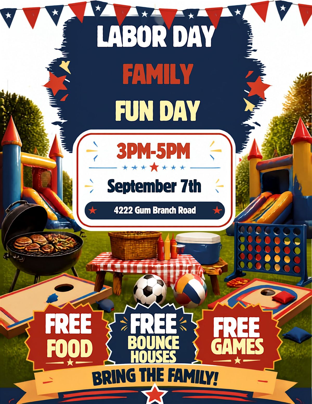 Family Fun Day At 4222 Gum Branch Rd Jacksonville On 7th September 2026 family-fun-day-at-4222-gum-branch-rd-jacksonville-on-7th-september-2026