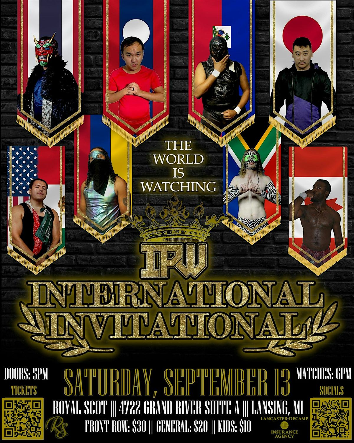 IPW: International Invitation - Live Pro Wrestling Tournament In Lansing