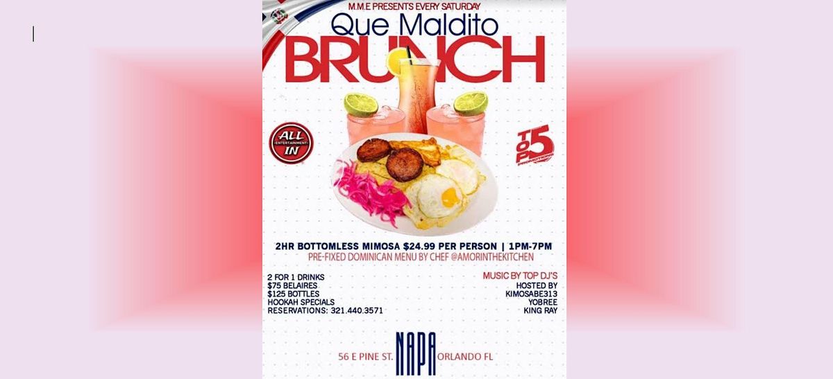 Saturday Brunch NAPA