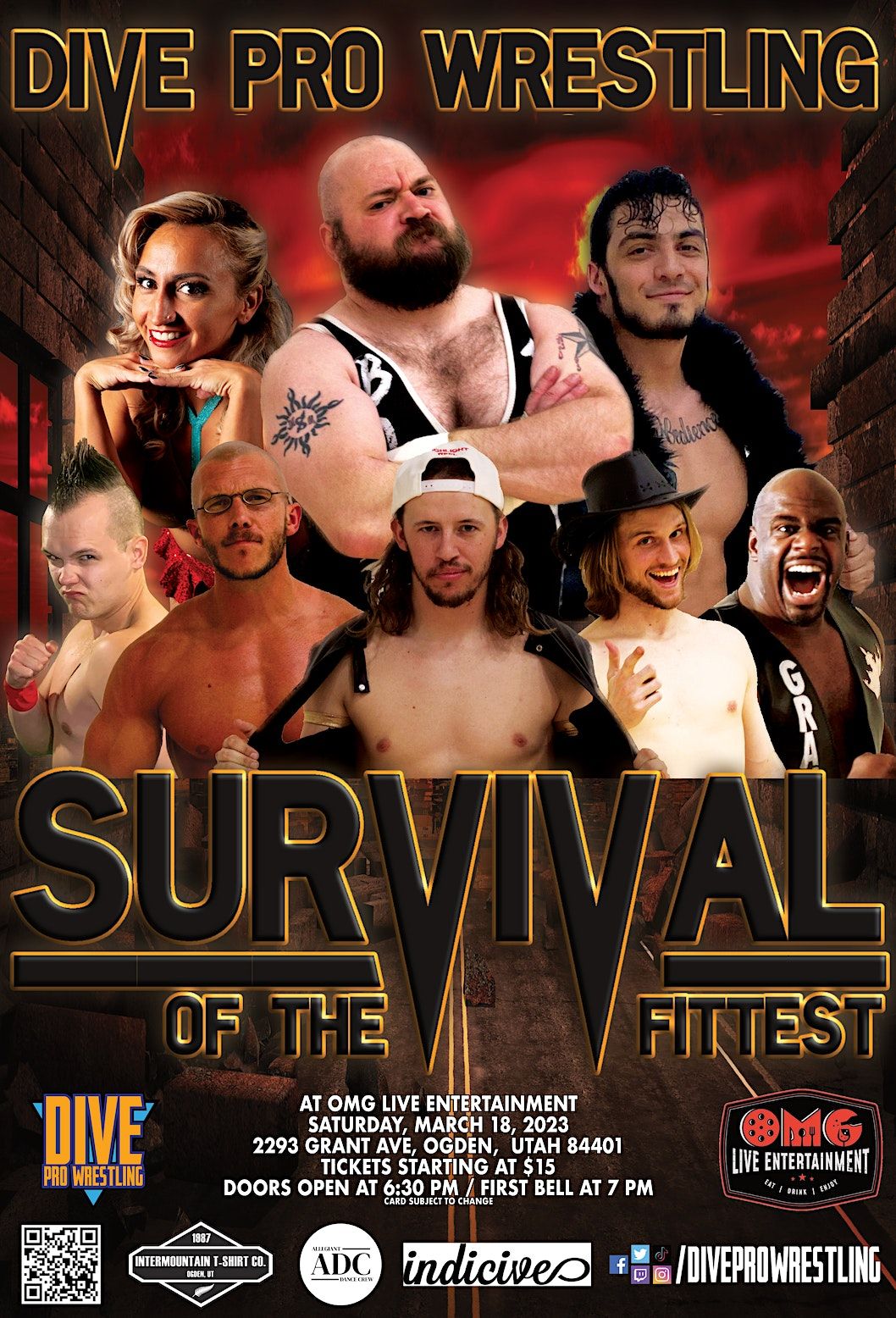 Dive Pro Wrestling Survival Of The Fittest 2293 Grant Ave, Ogden